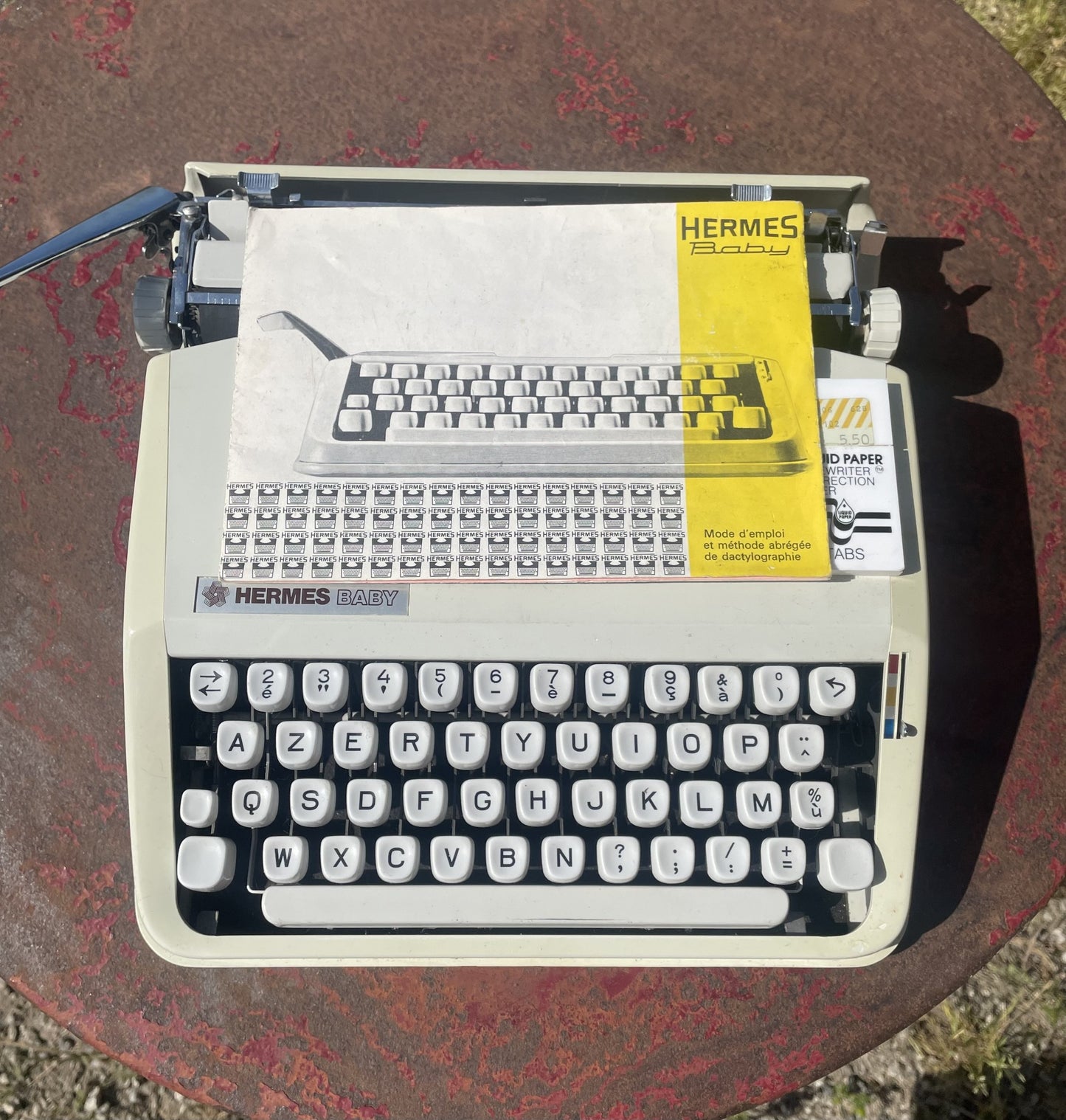 Hermes Baby typewriter from 1976 - no. 1402874