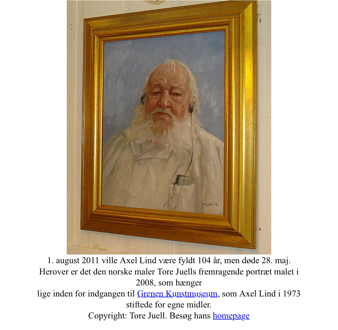Axel Lind, dansk maler (1907-2011) olie på lærred - nr. 01900
