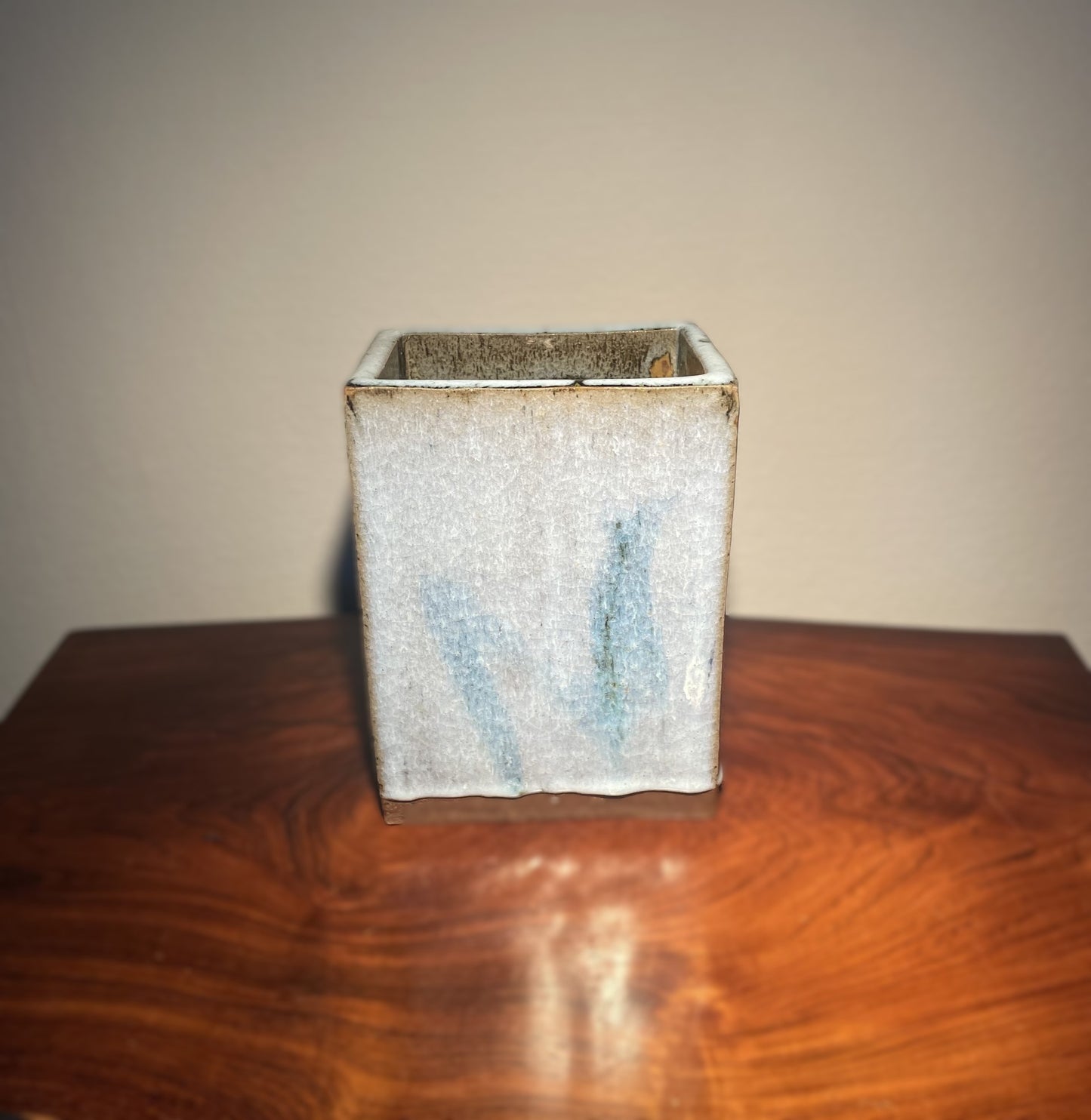 Beautiful glazed stoneware vase by Peter Fitzner – Unique Bornholm ceramics - no. 0147745