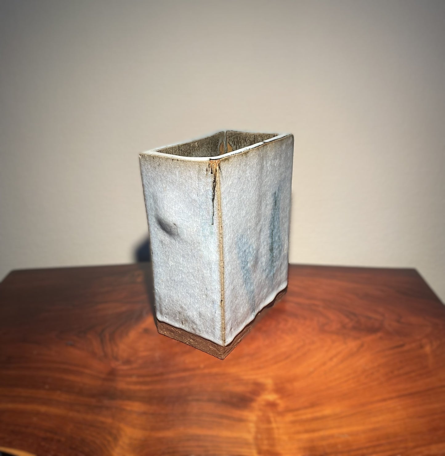 Beautiful glazed stoneware vase by Peter Fitzner – Unique Bornholm ceramics - no. 0147745