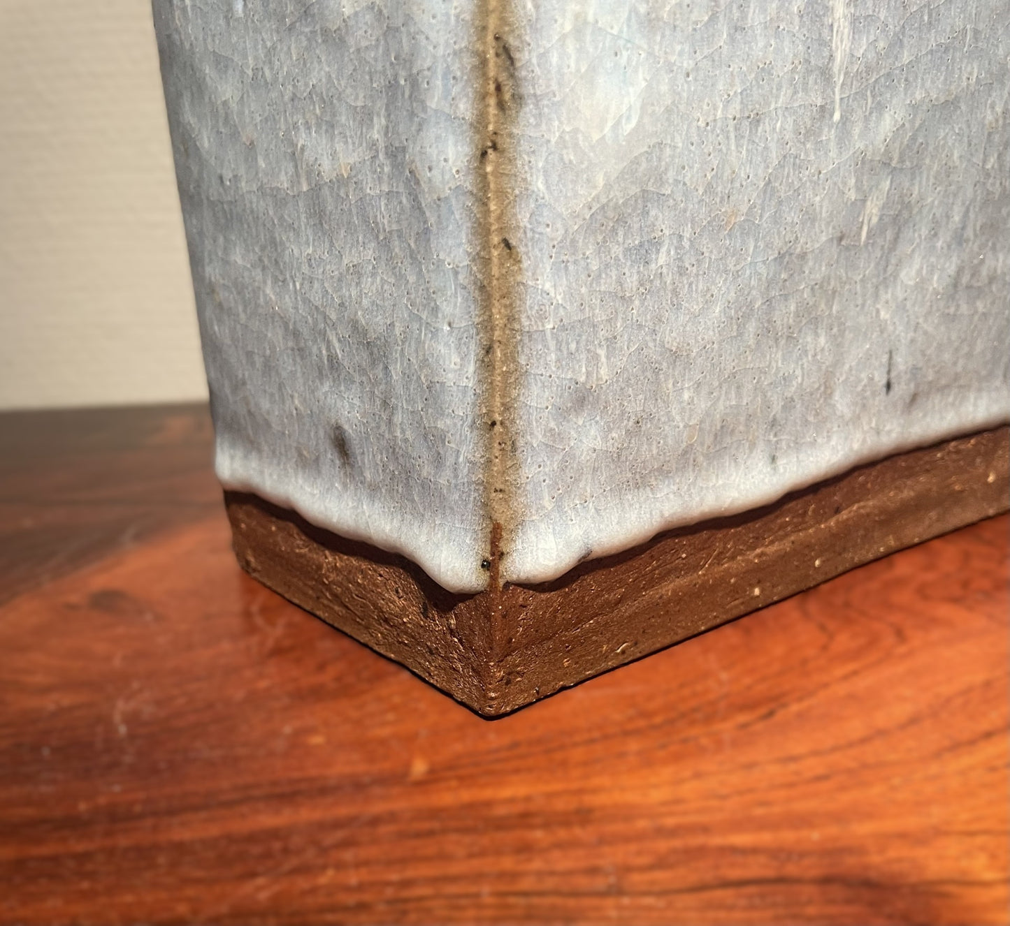 Beautiful glazed stoneware vase by Peter Fitzner – Unique Bornholm ceramics - no. 0147745