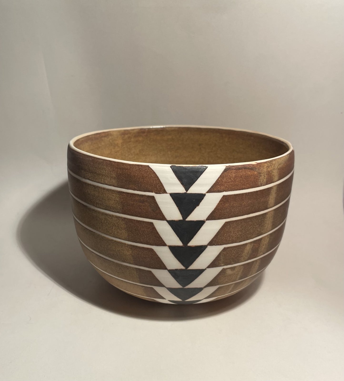 Christa Julin stoneware bowl, 1960s