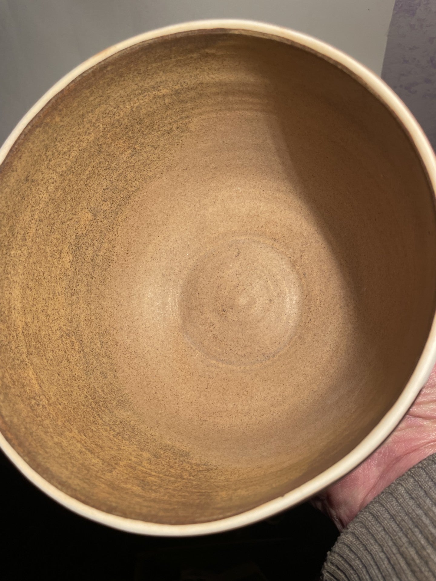 Christa Julin stoneware bowl, 1960s