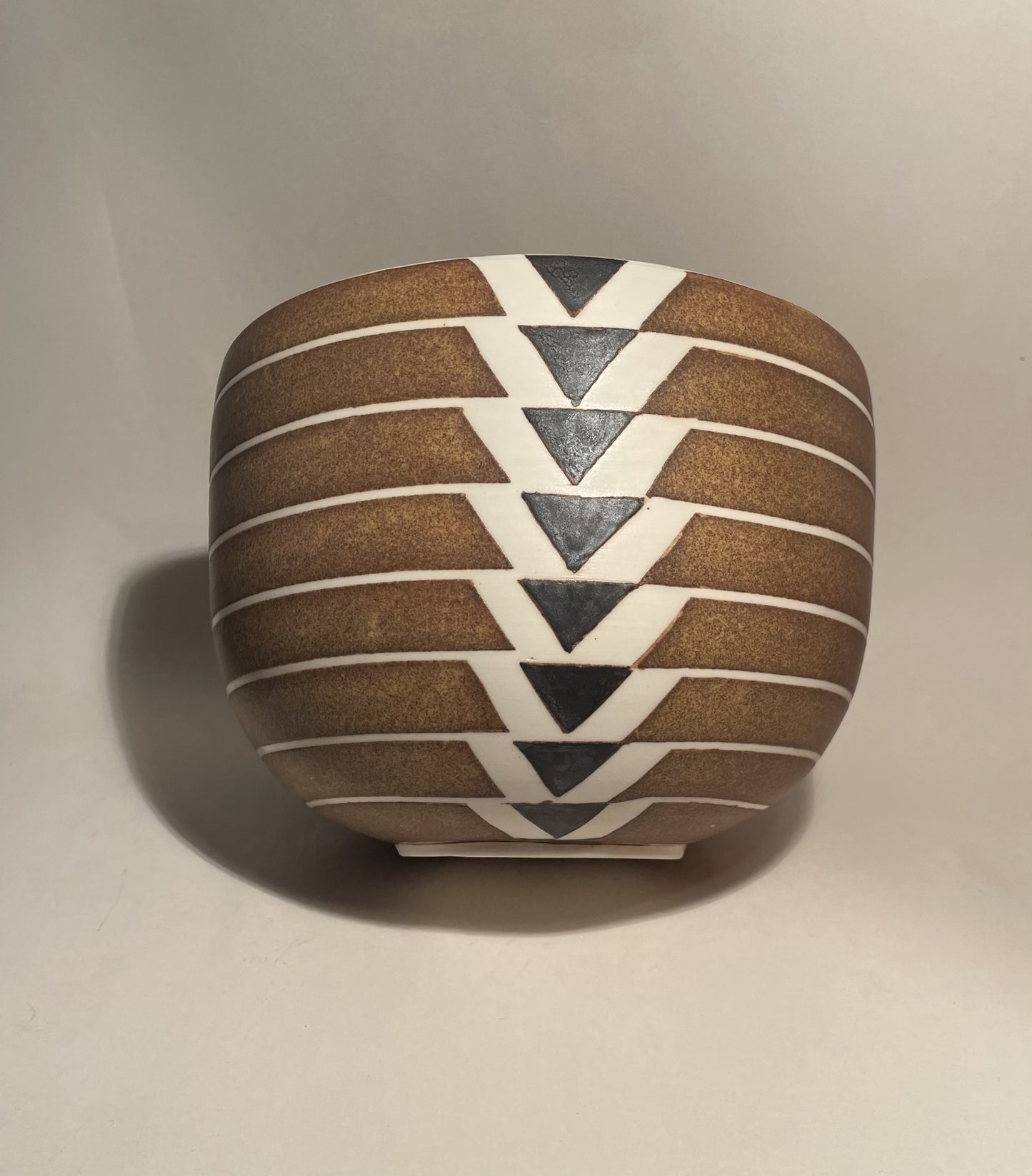Christa Julin stoneware bowl, 1960s