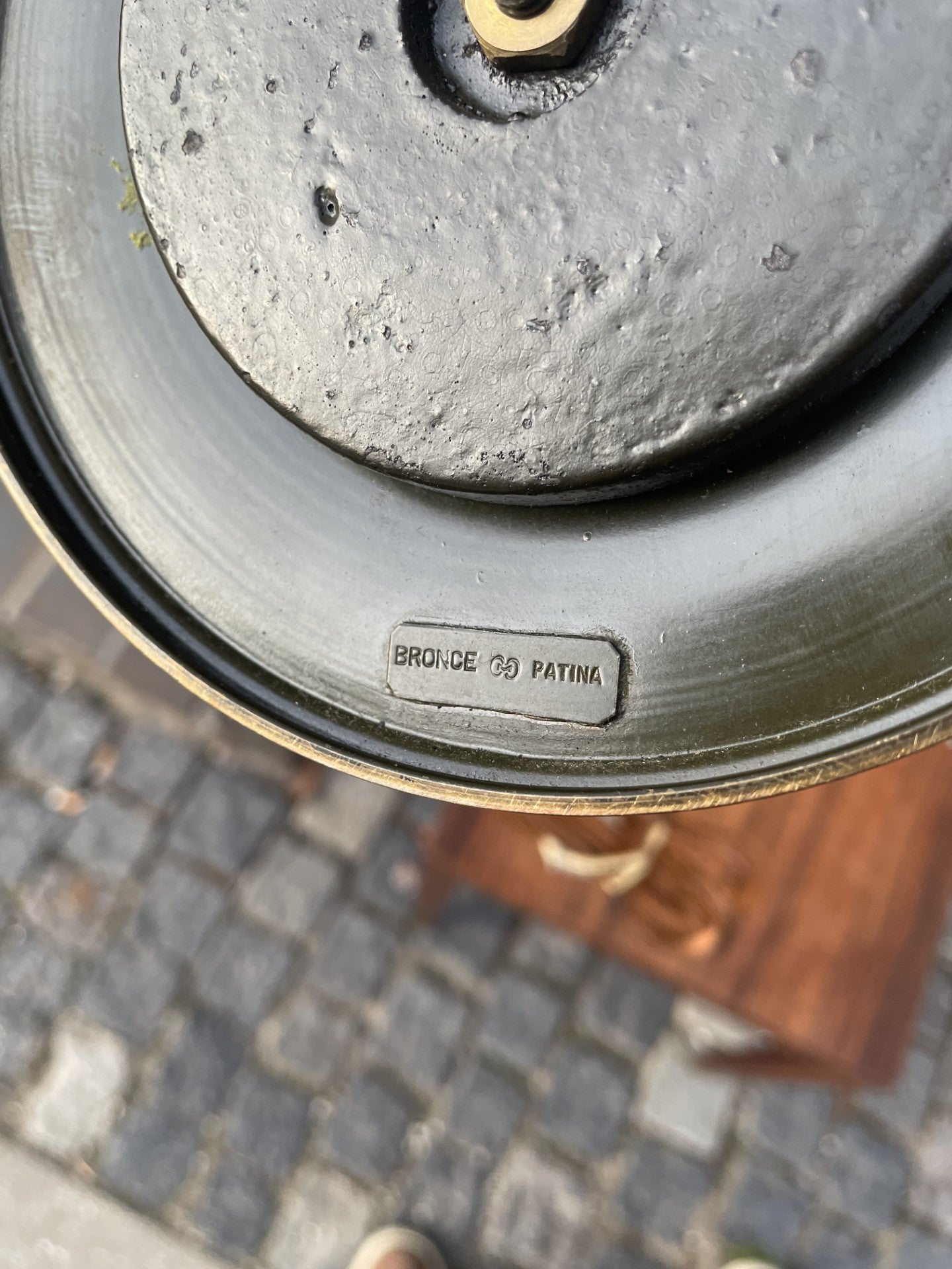 Vintage Bronze bordlampe - nr. 09401