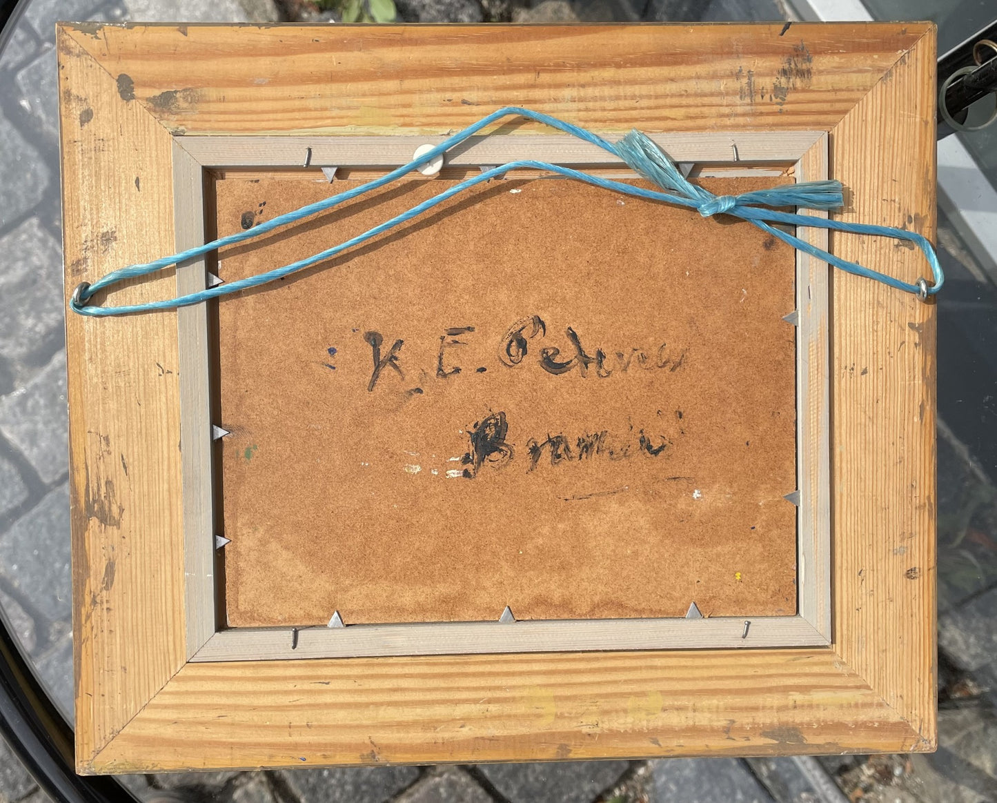 Kai Erik Petersen – Originalt oliemaleri på plade - nr. 012255555