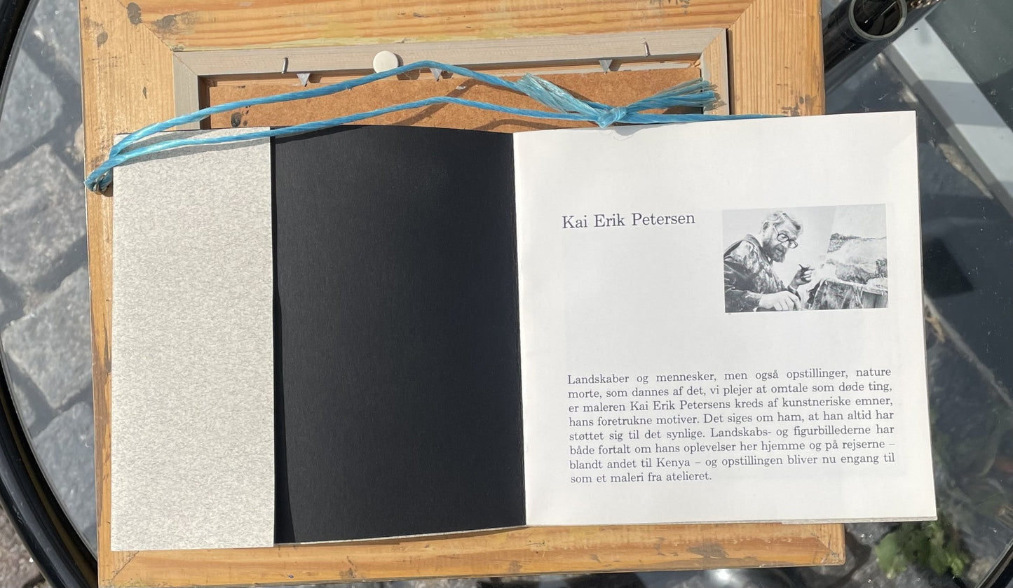 Kai Erik Petersen – Originalt oliemaleri på plade - nr. 012255555