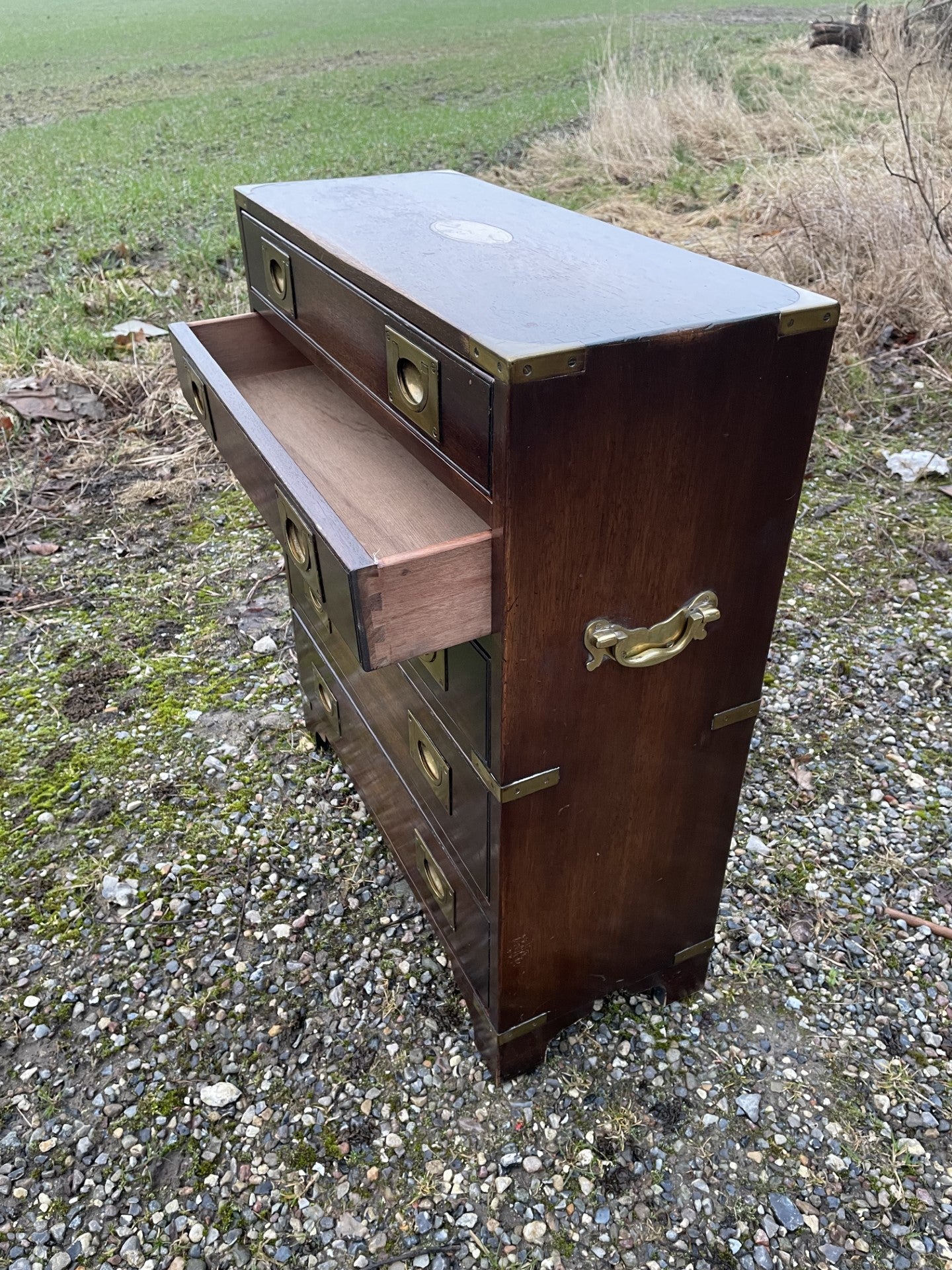 Flot mahogni kommode i engelsk stil ca. 1950 - nr. 011061