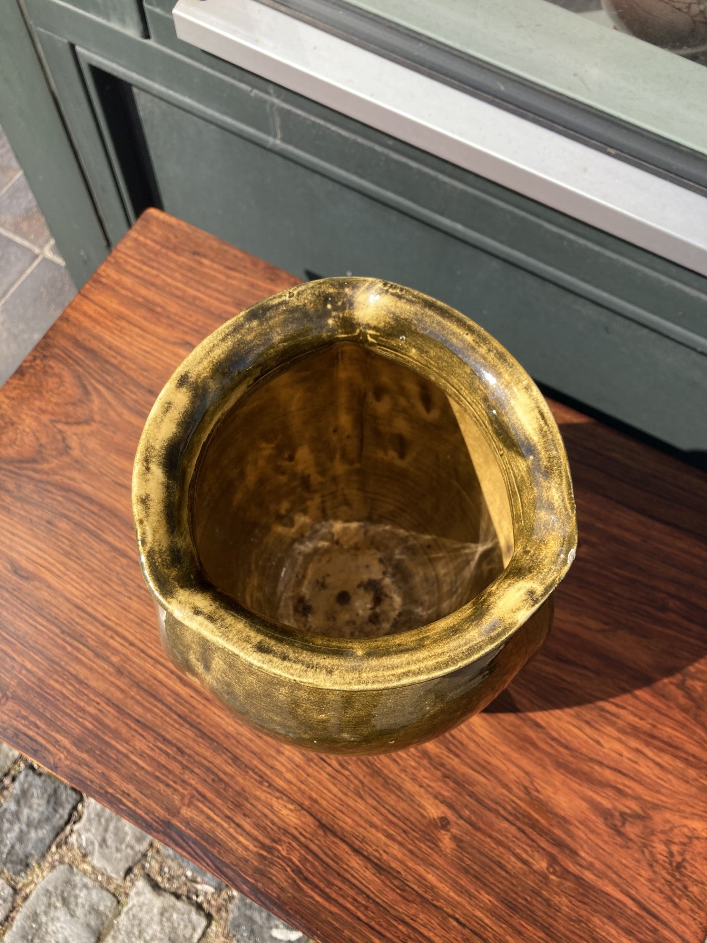 Smuk Stor Kahler vase udført i uranglasur - nr. 0141