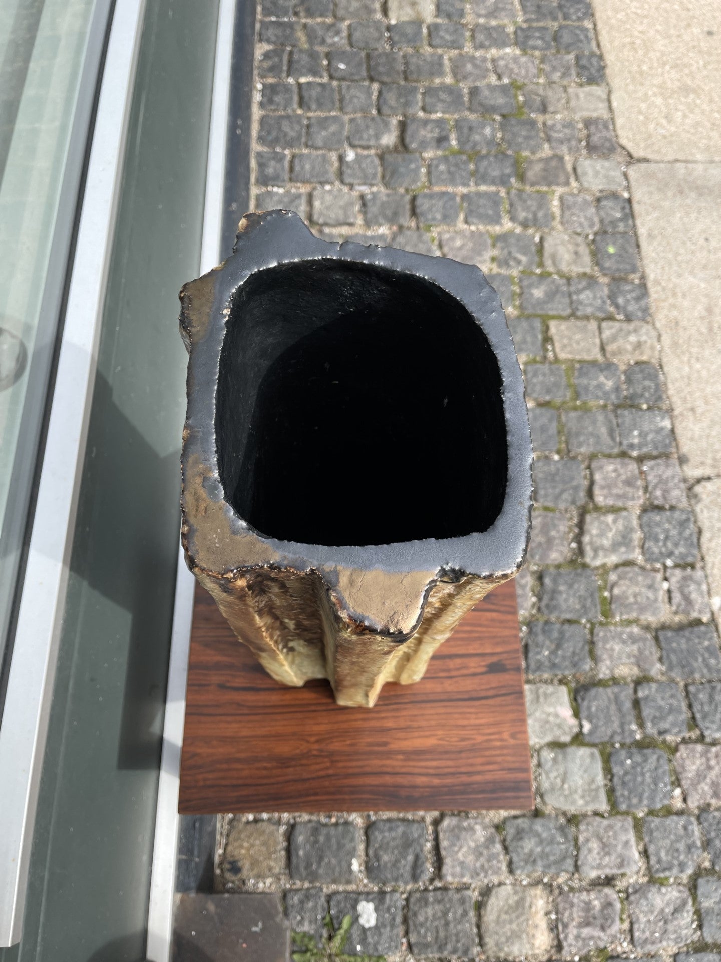 Helmut Schaffenacker stoneware floor vase from West Germany, produced in the 1960s - no. 0690