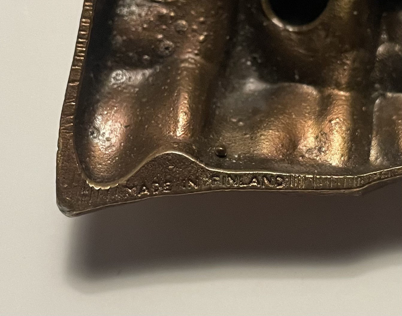 Beautiful bronze pendant from Finland circa 1970 - no. 02150