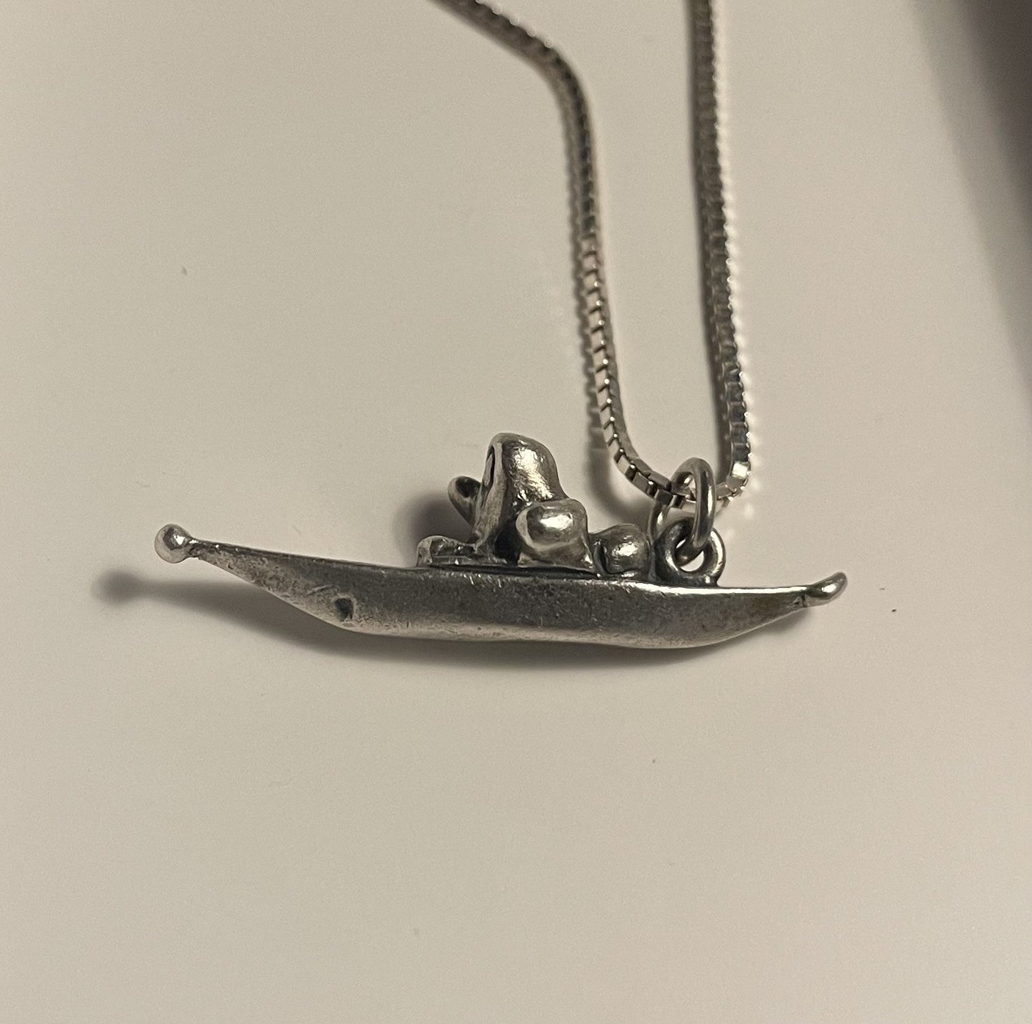 Greenlandic silver necklace (not stamped), chain stamped 925 - no. 02020