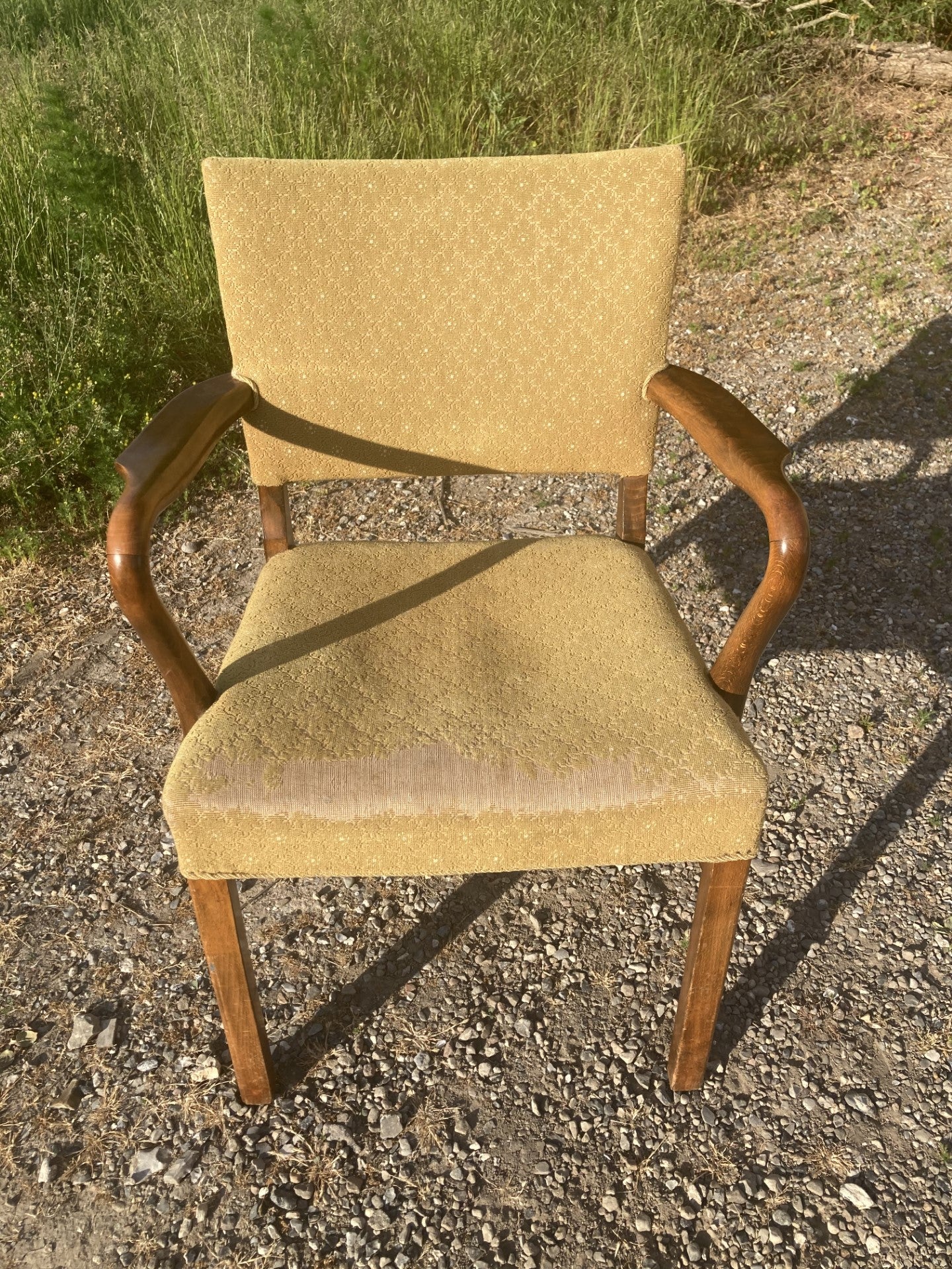Fritz Hansen armchair in stained beech wood - no. 0199