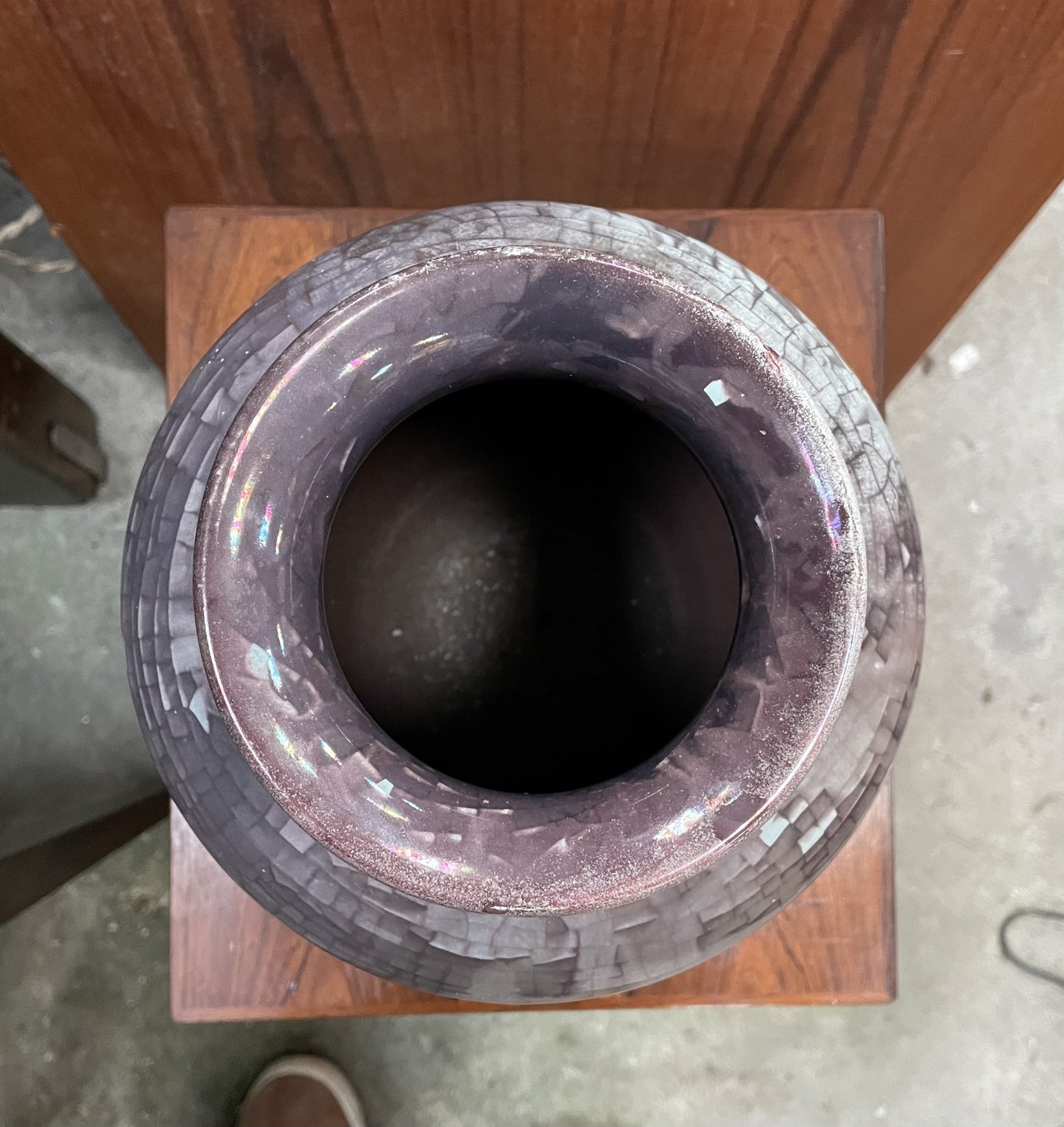 Flot stor Michael Andersen stentøj vase - nr. 012022