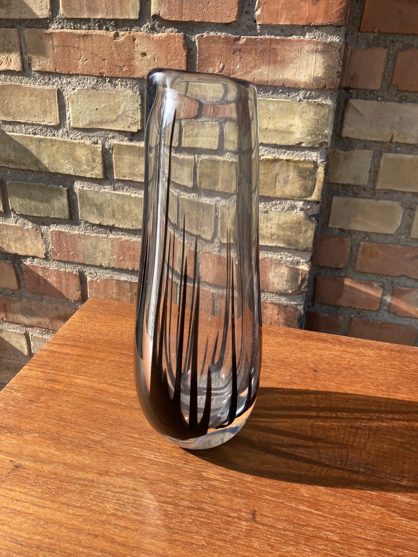 Flot Vicke Lindstrand glasvase for Kosta Boda - nr. 0606