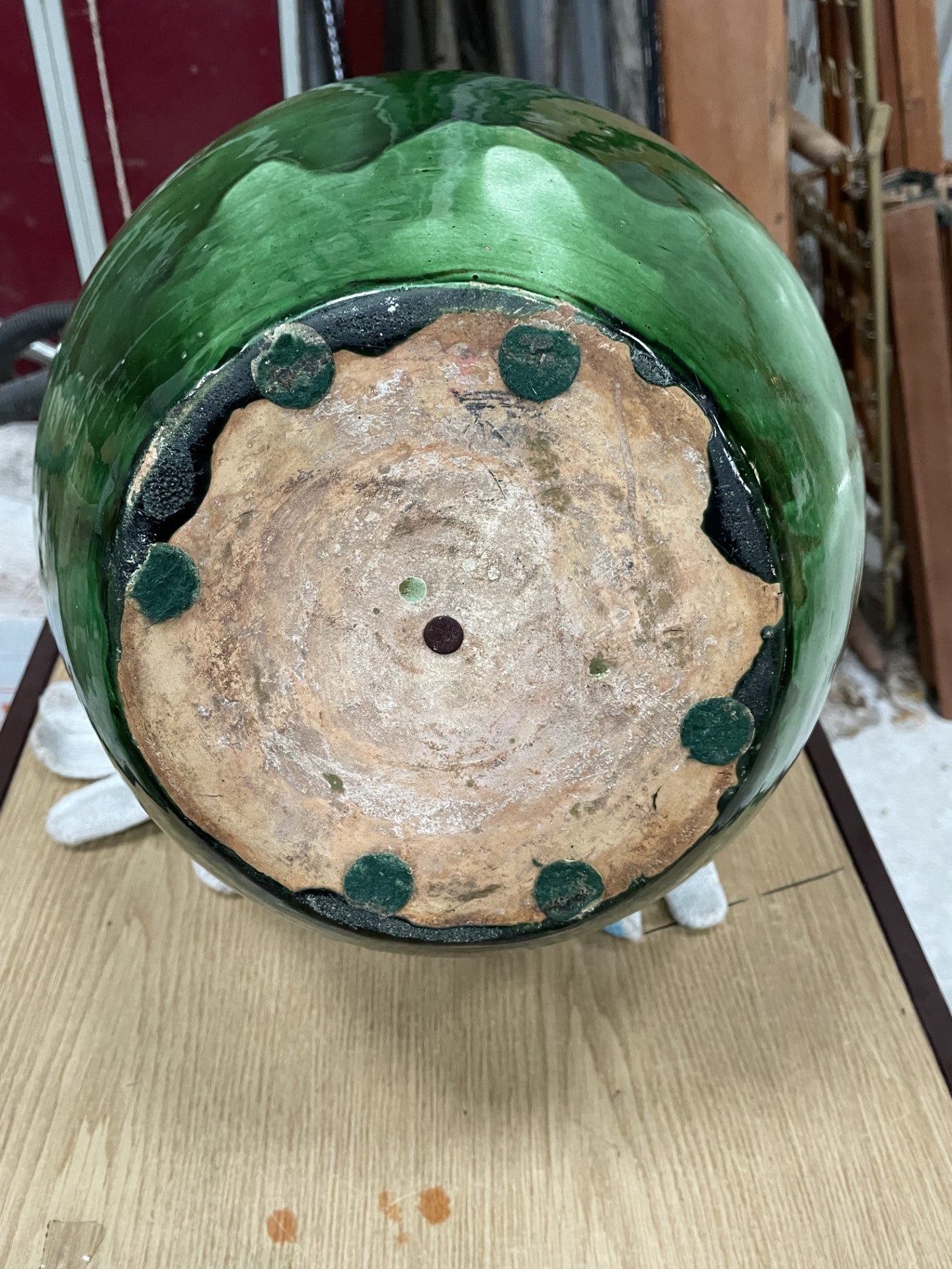 Herman HC Kähler for Kähler: Large jug-shaped earthenware vase, 1920s - No. 012036