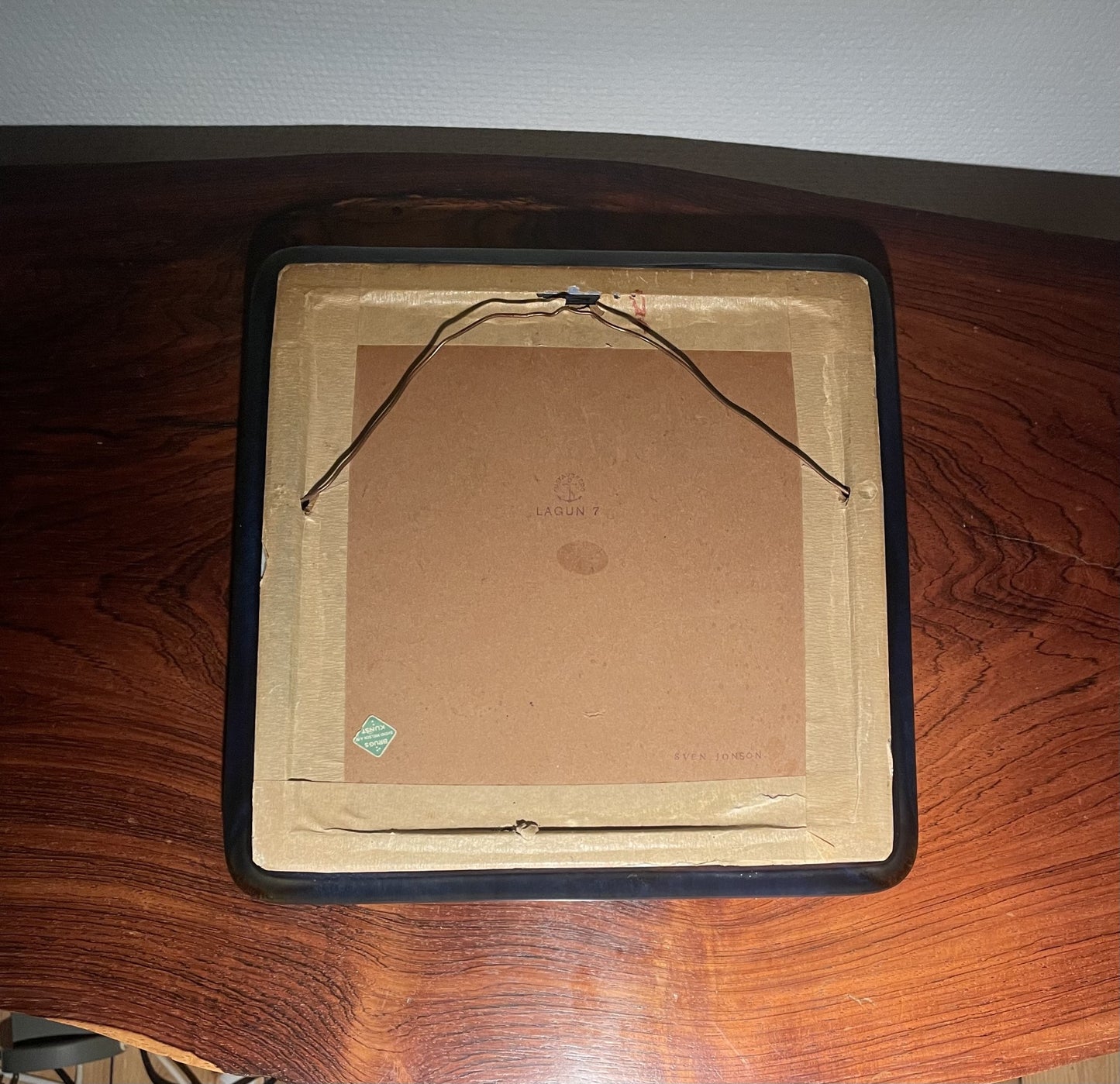 Sven Johsson stentøjsspejl “Lagun“ fra Gustavberg - nr. 022090