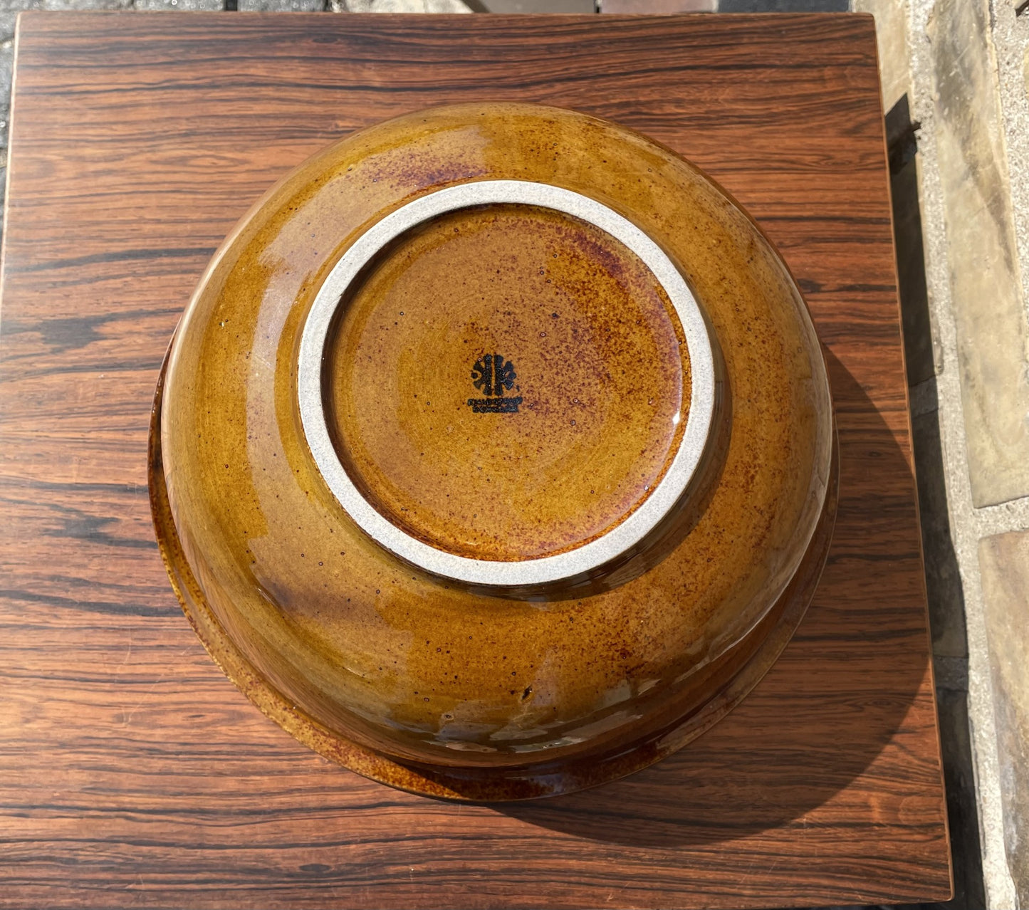 Beautiful stoneware bowl from Knabstrup - no. 012081