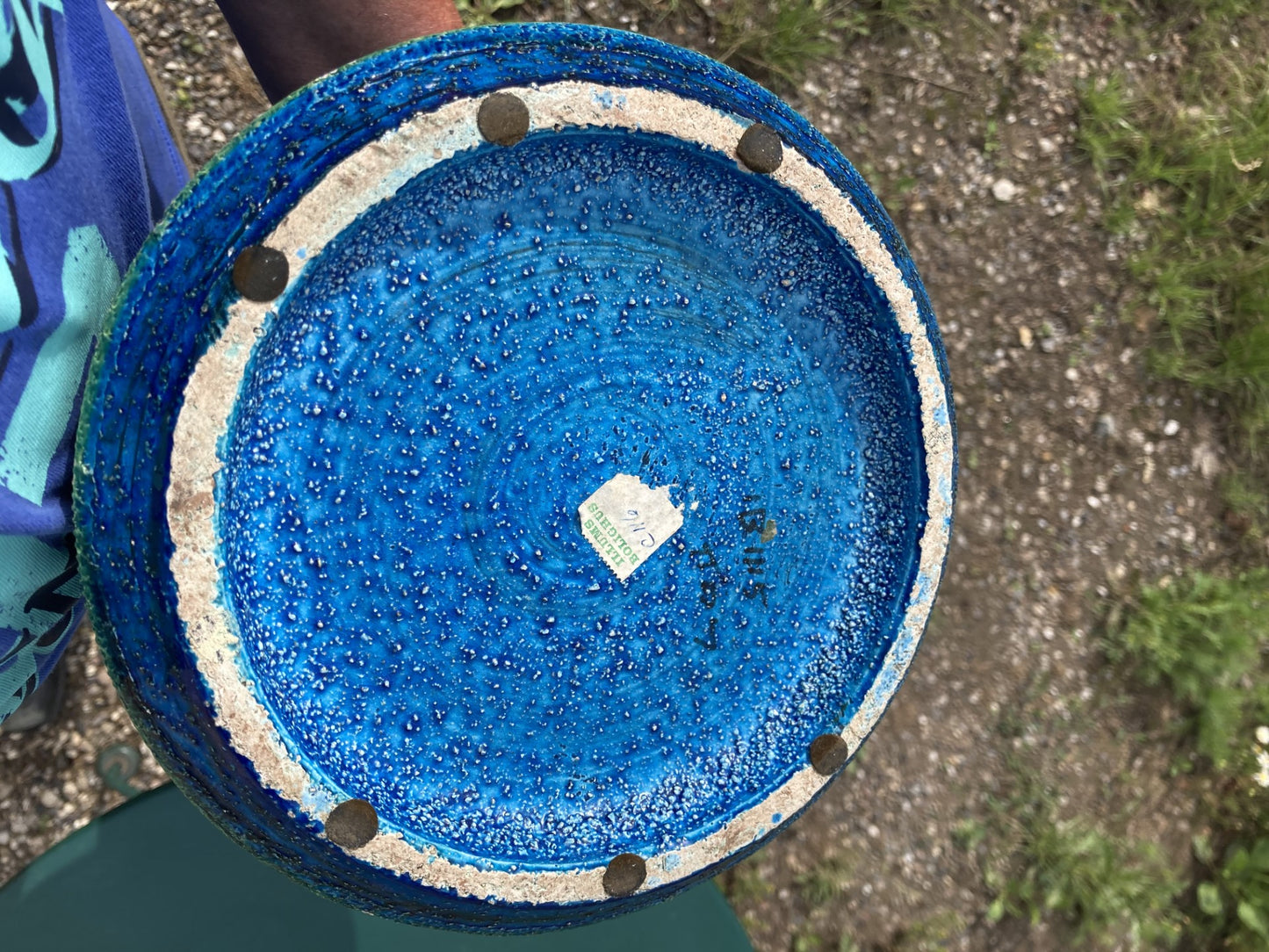 Smuk Aldo Londi stentøj vase fra Bitossi i Rimini Italien - nr. 0402