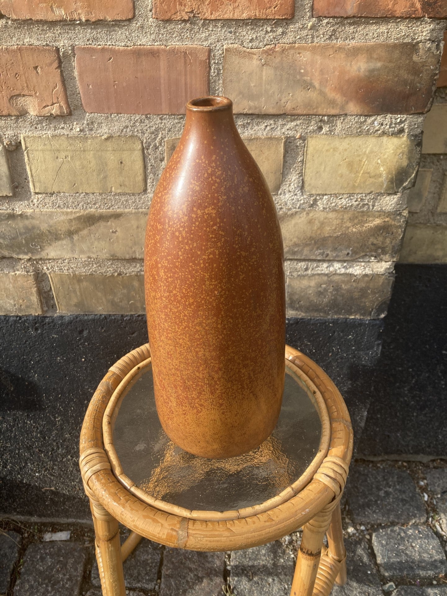 Smuk unica stentøj vase fra Saxbo vase, design af Edith Sonne