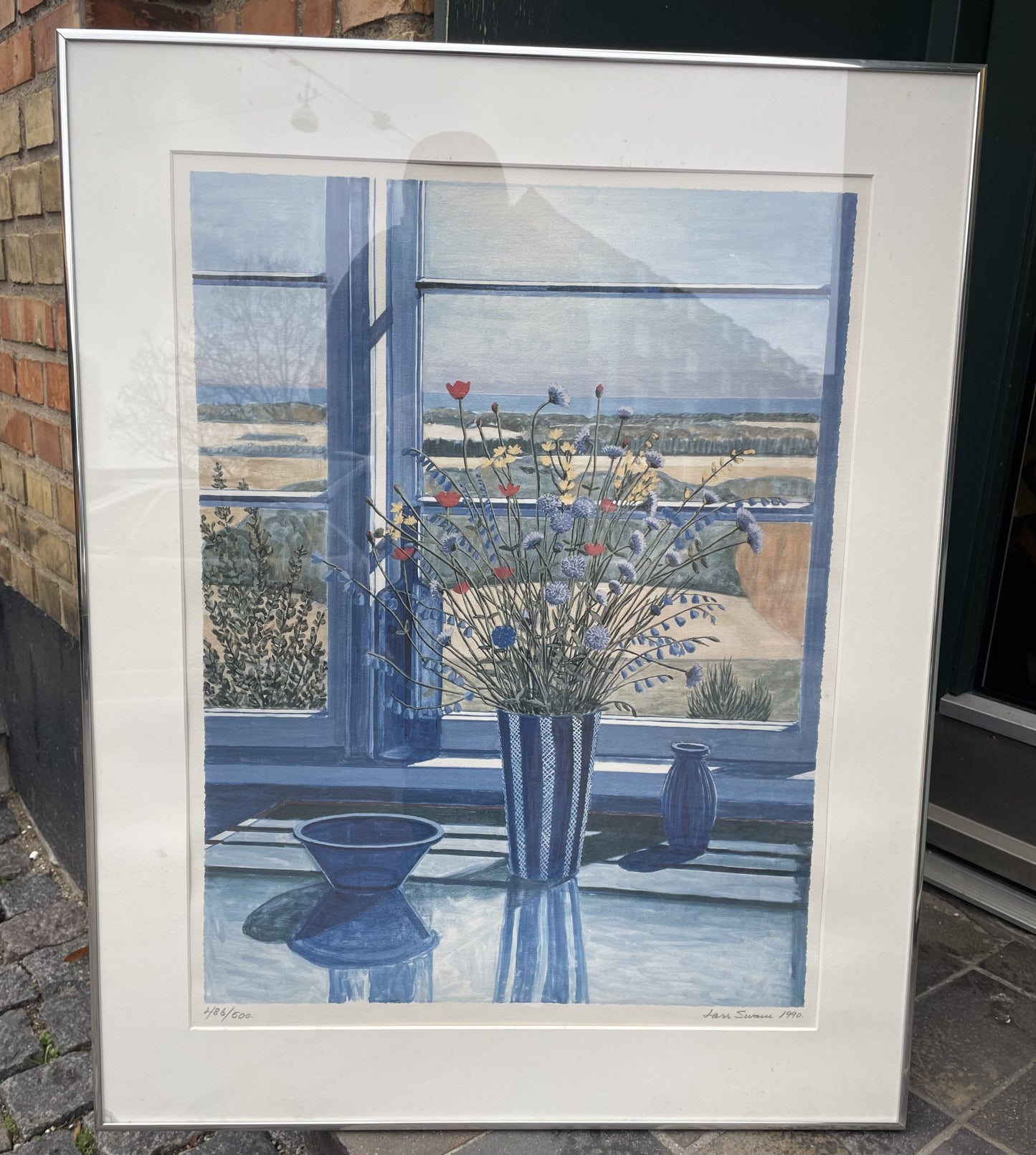 Lars Swane lithograph from 1990, no. 486/500 pencil signed. - no. 090110