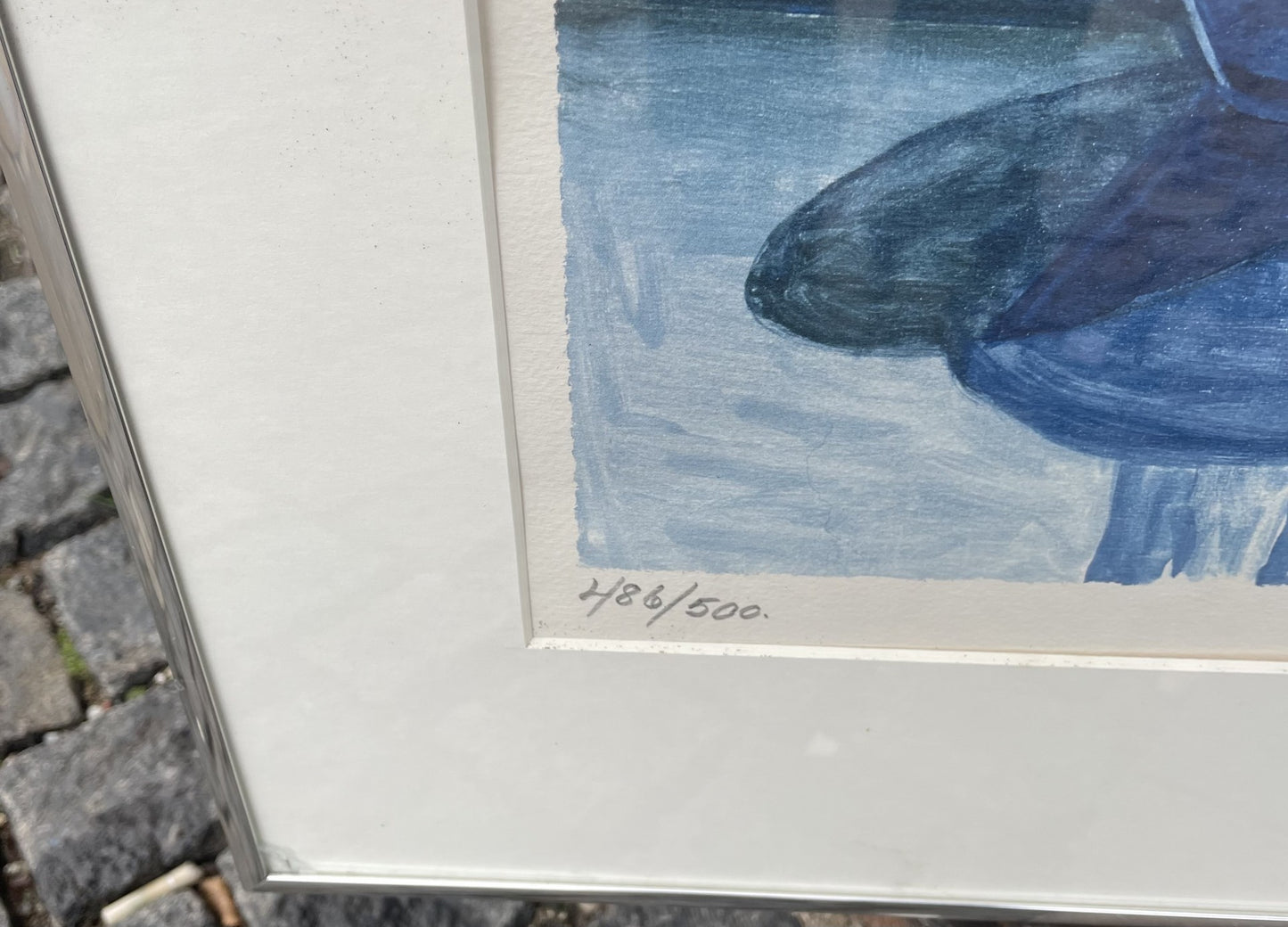 Lars Swane lithograph from 1990, no. 486/500 pencil signed. - no. 090110