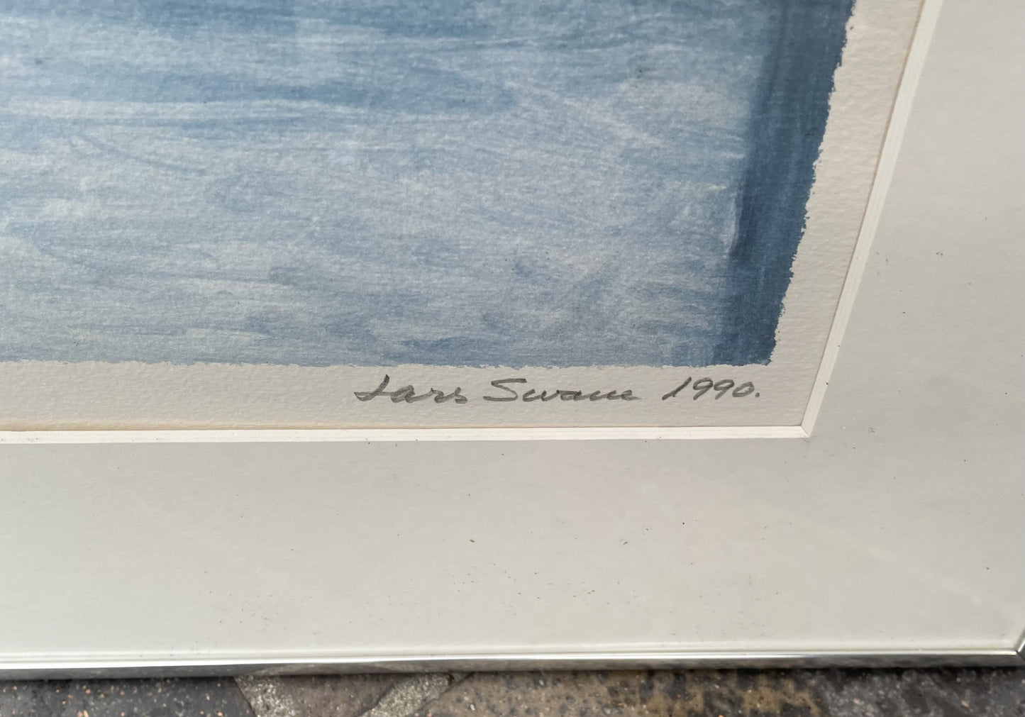 Lars Swane lithograph from 1990, no. 486/500 pencil signed. - no. 090110