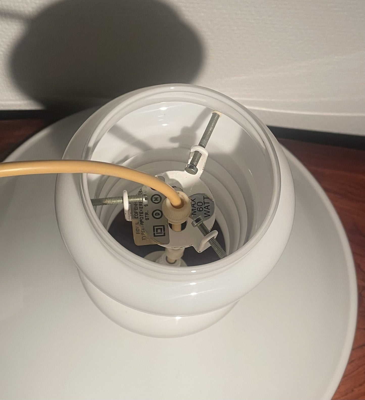 Stor Holmegaard pendel, model Apoteker - nr. 00300