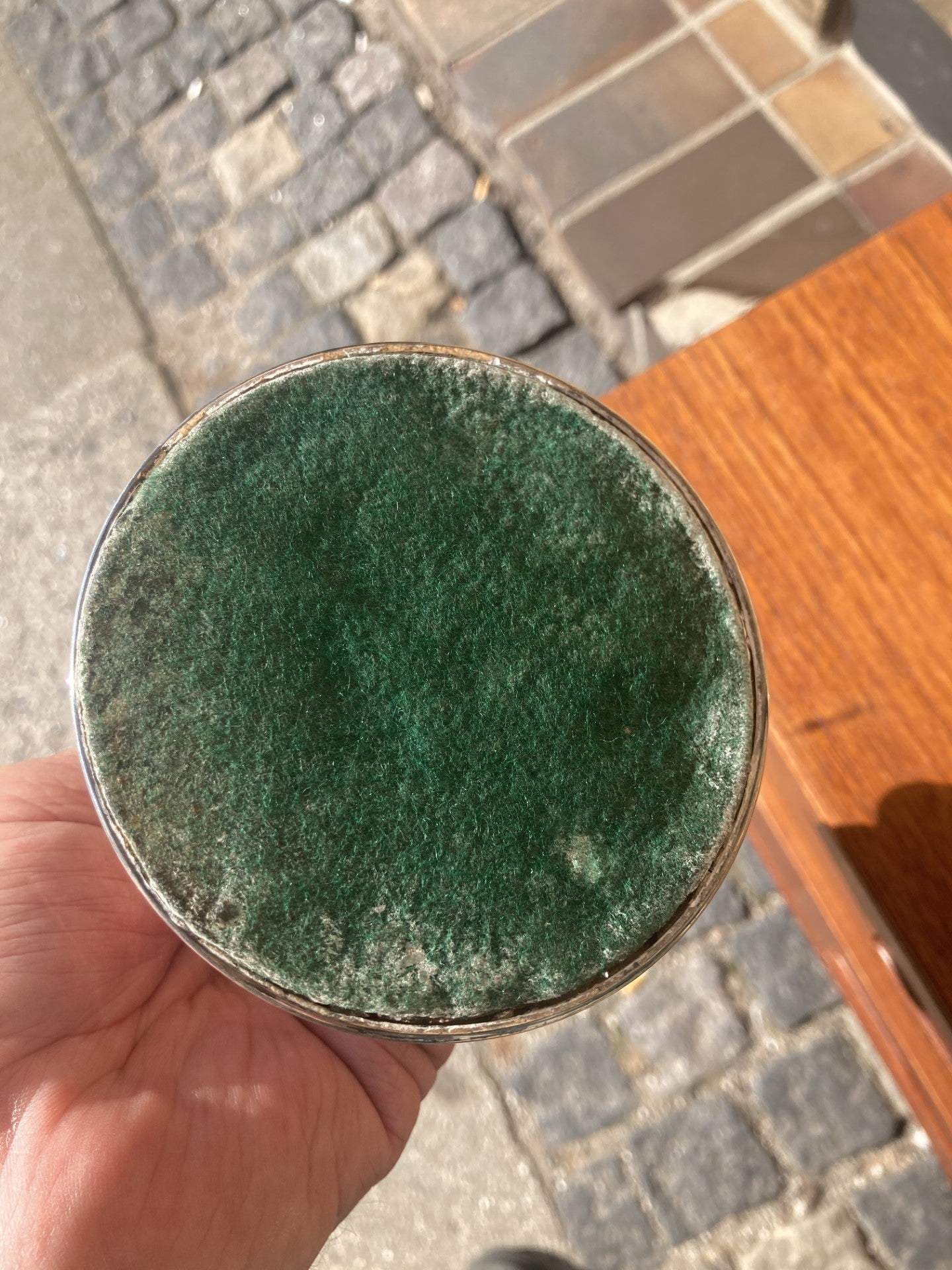 2 silver candlesticks - no. 0604