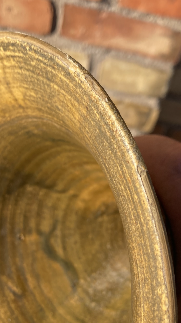 Flot Kahler vase udført i uranglasur - nr. 0600