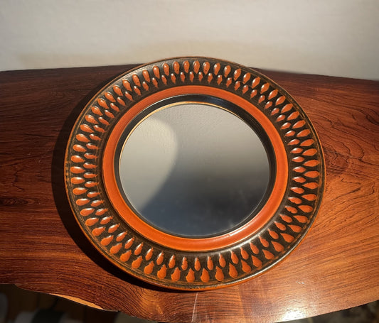 Beautiful ceramic mirror from the 1970s - no. 05000