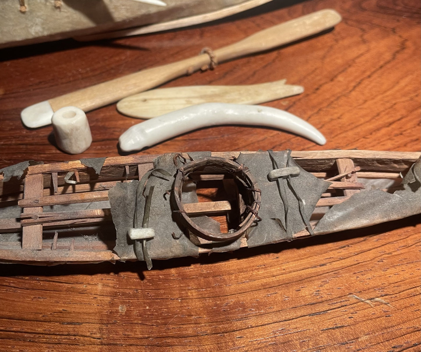 Model of Greenlandic kayaks from the 1970s - no. 30000