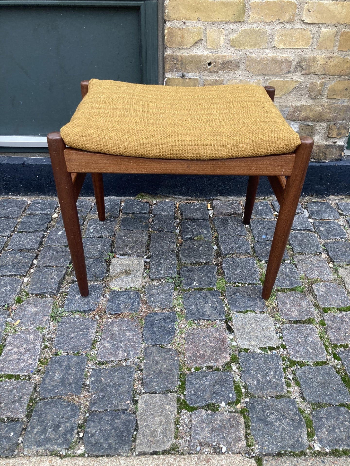 Teak taburet - nr. 01128