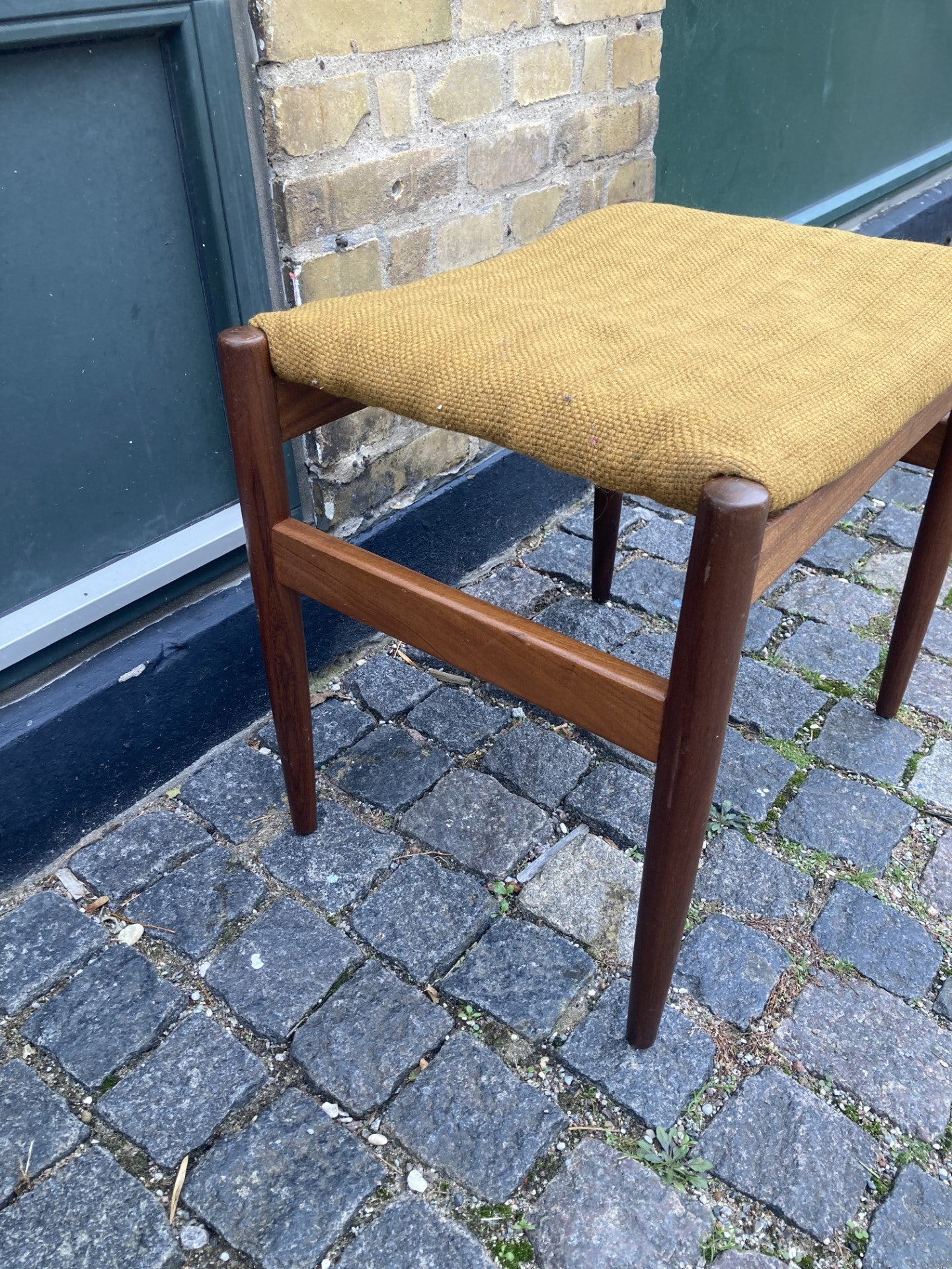 Teak taburet - nr. 01128