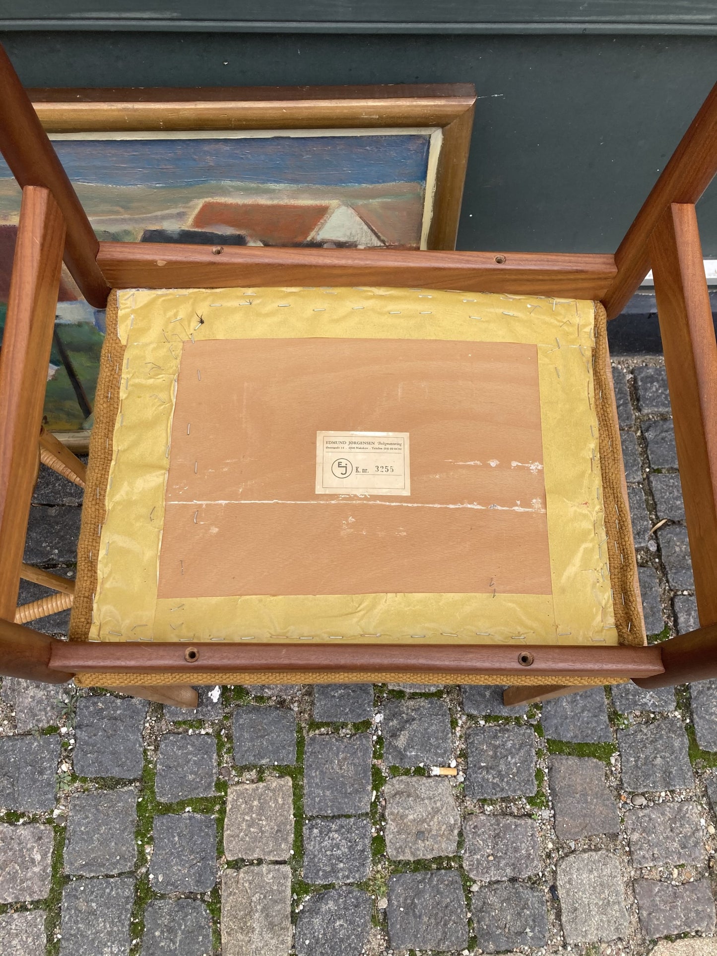 Teak taburet - nr. 01128