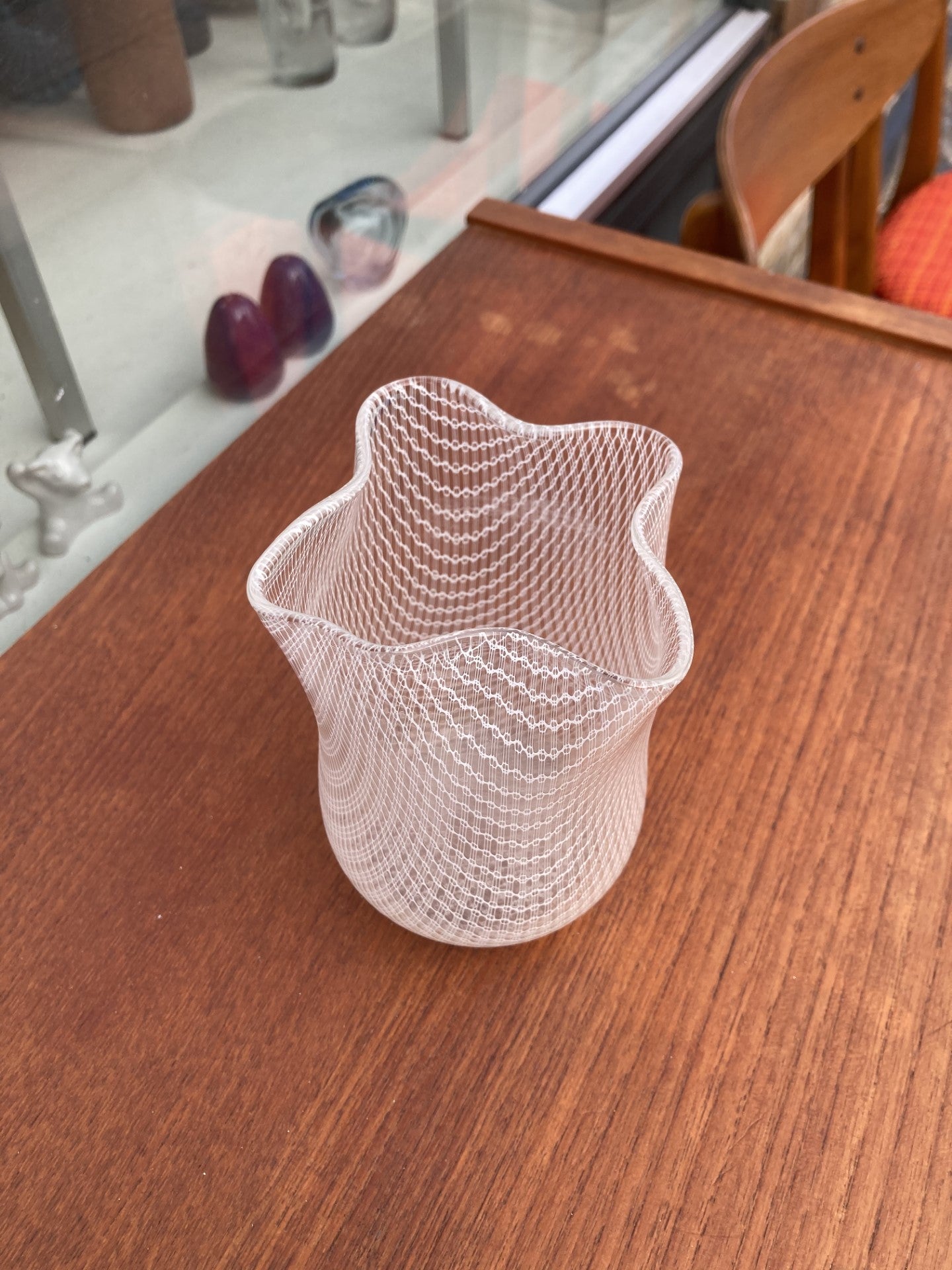 Flot glas vase - nr. 01208