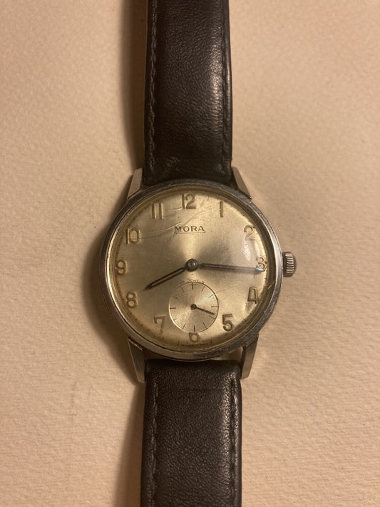 Vintage Mora ur til optræk - nr. 01055
