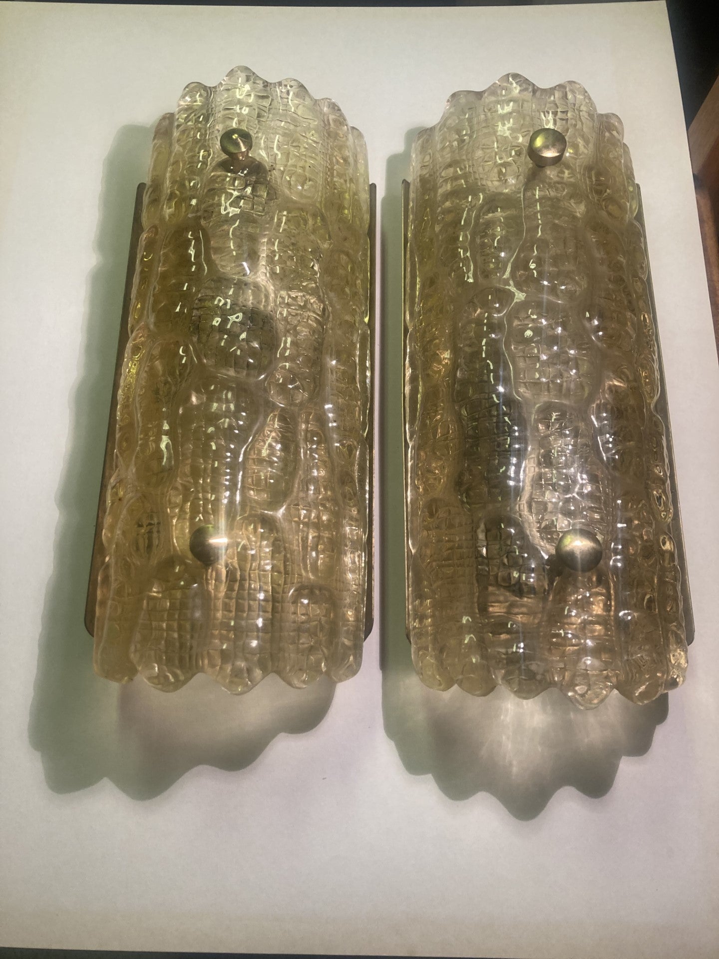 A pair of beautiful Carl Fagerlund wall lamps from Lyfa - no. 01080