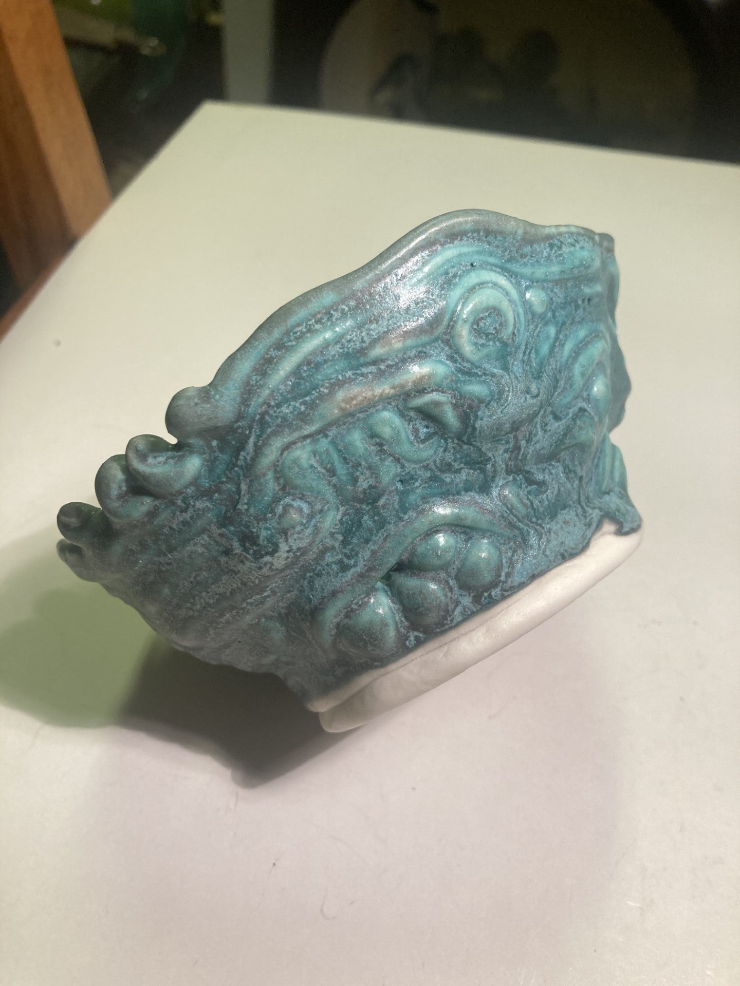 Ceramic bowl with beautiful glaze in fine condition - no. 01133
