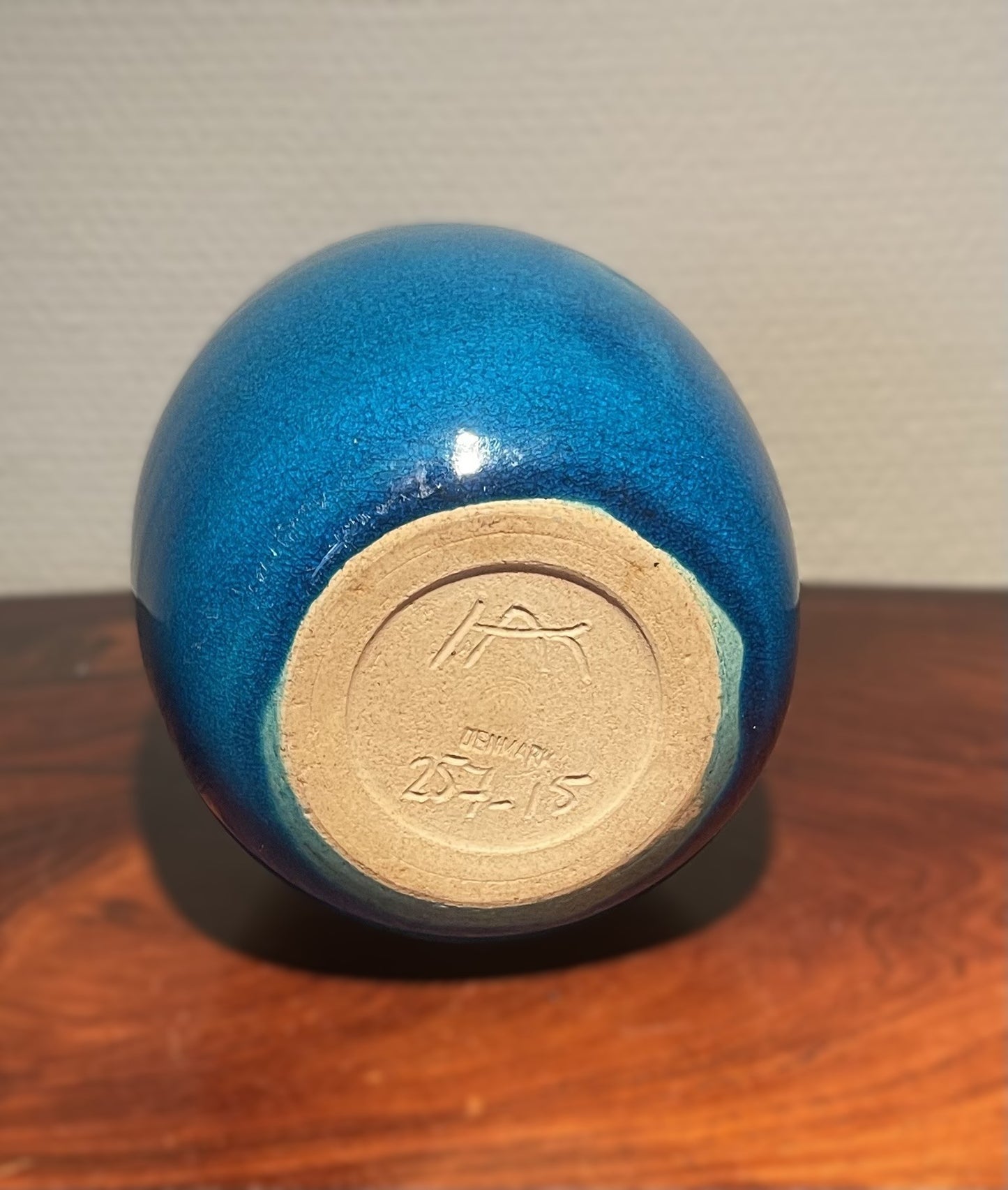 Beautiful Kahler stoneware vase - no. 123456