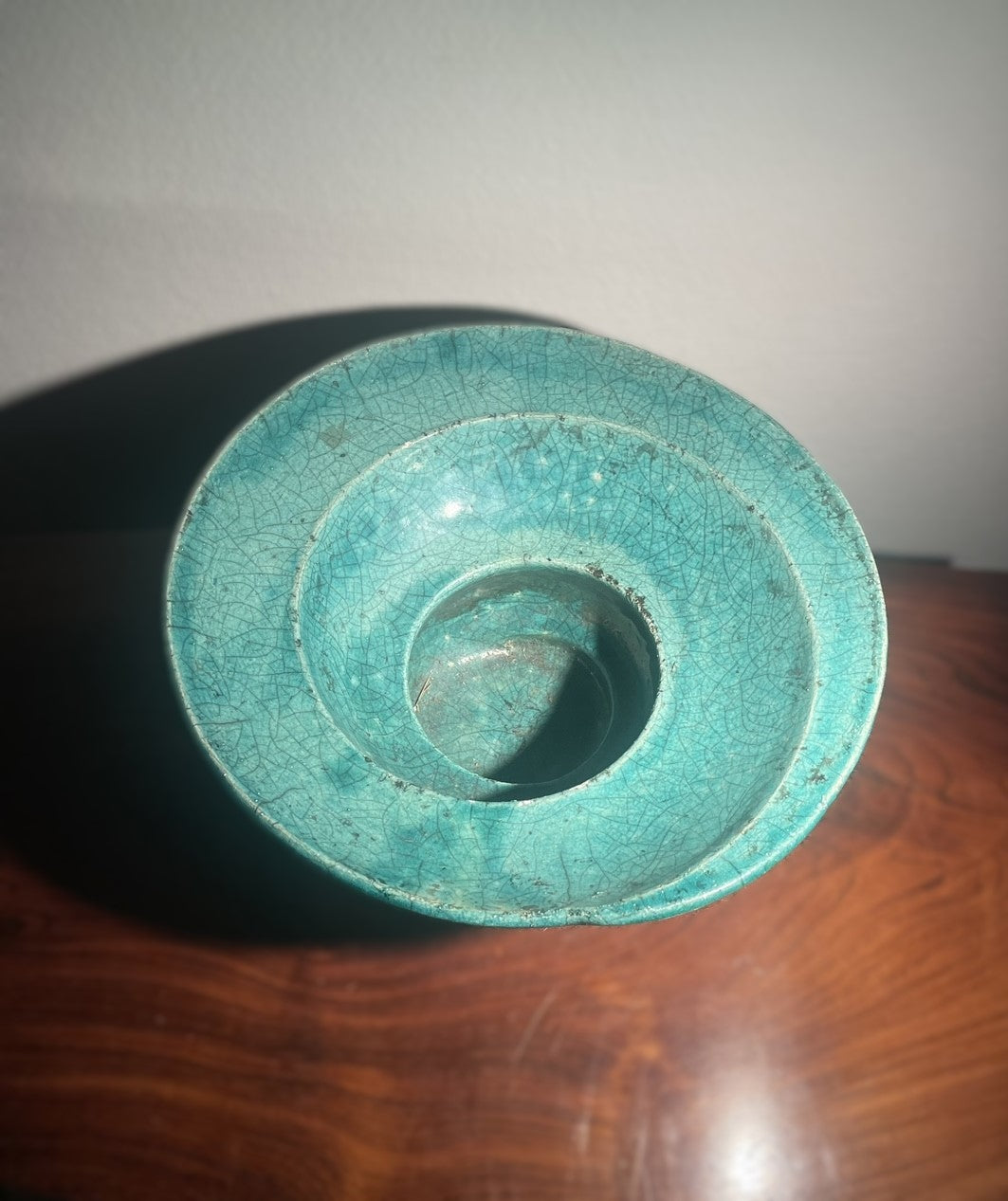 Charlotte Holm design, flot moderne Raku brændt keramik skål fra 2001 - nr. 012320