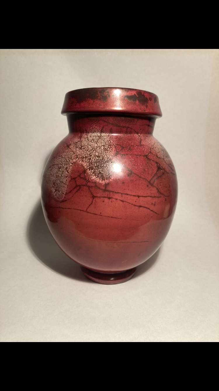Flot Kahler vase i lustreglasur - nr. 01684