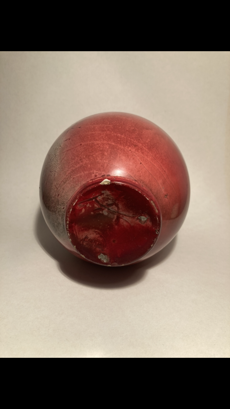 Flot Kahler vase i lustreglasur - nr. 01684