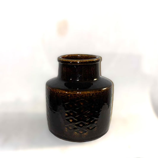 Large Danish Palshus Chamotte Vase – Design by Per Linnemann Schmidt, 1960