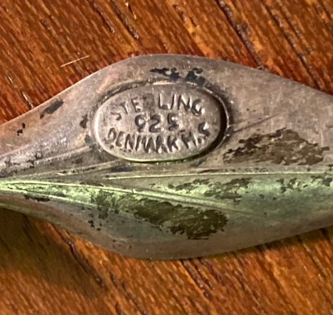 Smukt Hermann Siersbøl sølv halssmykke