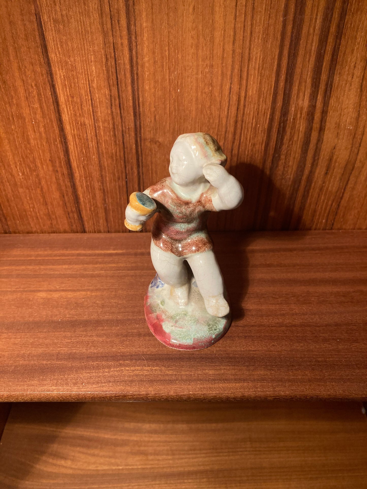 マイケル・アンダーセンの美しい陶製フィギュア 2 点