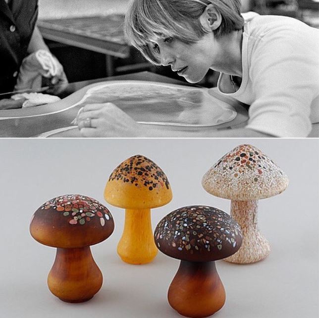 Flot glassvamp, design af Monika Backstrøm - nr. 58874455