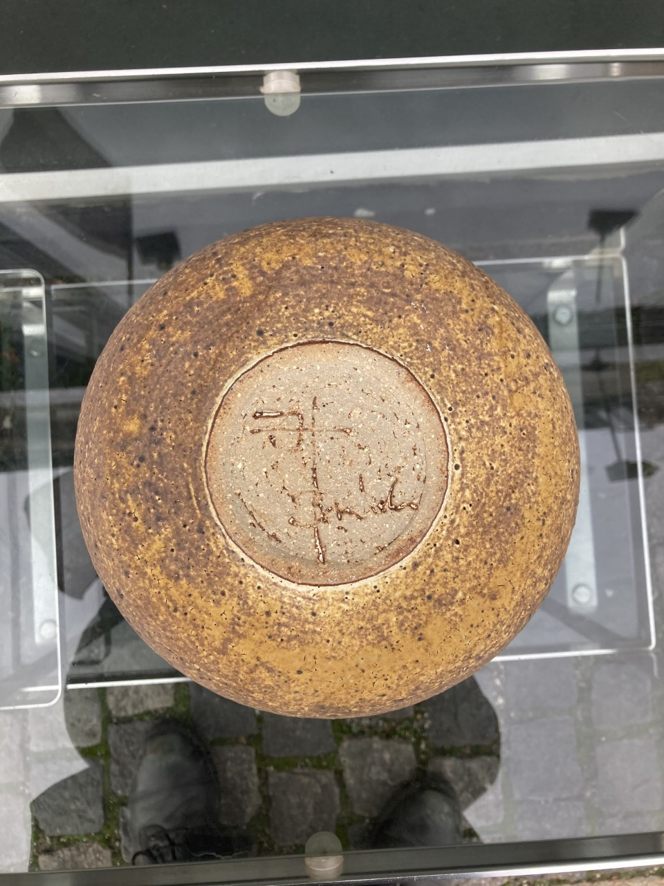 Stoneware bowl from Bornholm - 024444