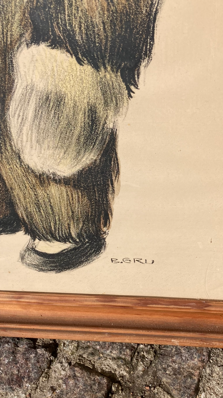 Flot vintage farvetryk