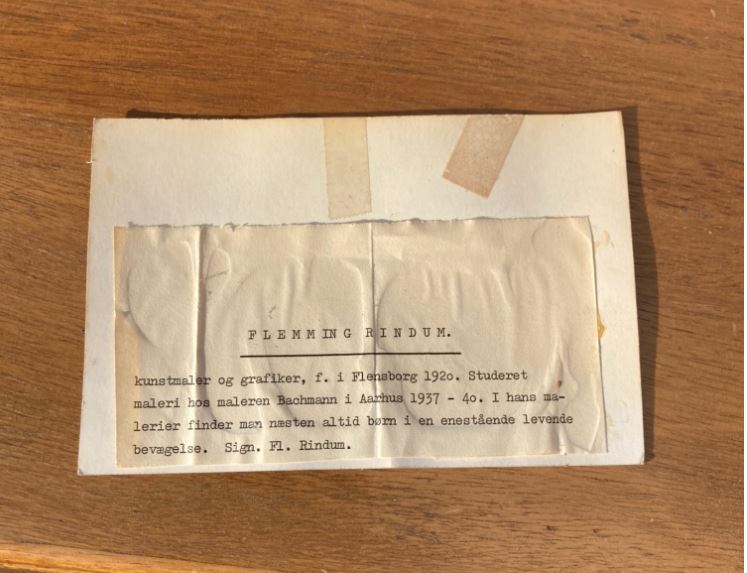 Oliemaleri af kunstmaler Flemming Rindum - nr. 4447745